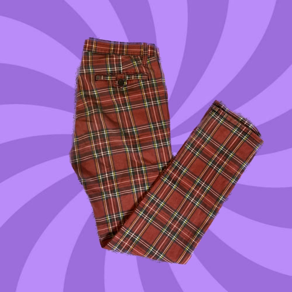 Emo Plaid Royal Bones Pant